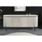 Invicta Komoda ADLON mango szare marmurowy biały blat 170cm / 44154