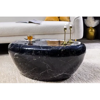 Invicta Stolik kawowy STONE optyka marmuru 75cm / 44853