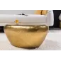 Invicta Stolik kawowy STONE złoty 75cm / 44852