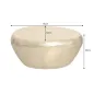 Invicta Stolik kawowy STONE złoty 75cm / 44852