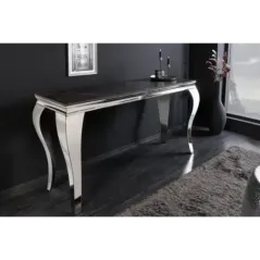 Invicta Konsola MODERN BAROCK optyka czarnego marmuru 140cm / 44367