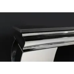Invicta Konsola MODERN BAROCK optyka czarnego marmuru 140cm / 44367