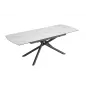 Invicta Stół ceramiczny MIKADO otyka białego marmuru 180 - 230cm / 46495