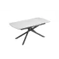 Invicta Stół ceramiczny MIKADO otyka białego marmuru 180 - 230cm / 46495
