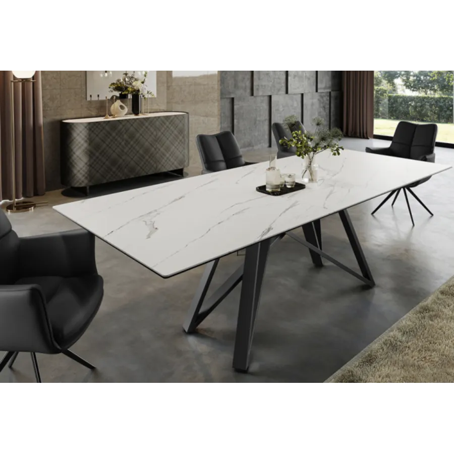 Invicta Stół rozkładany do jadalni ATLAS ceramiczny 160 - 200cm / 46497 Invicta Stół rozkładany do jadalni ATLAS ceramiczny 160 - 200cm / 46497