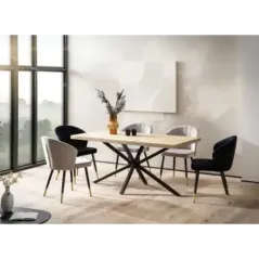 Wohnling Stół do jadalni GALAXIE mango 180 x 90 x 76 cm / WL7.045