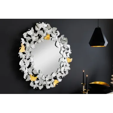 Invcita Lustro ścienne LIŚCIE GINKGO 95cm / 42778