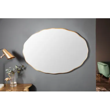 Invicta Lustro ścienne ELEGANCIA owalne drewno 100cm / 40696