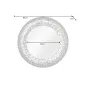 Invicta Lustro ścienne STONE MOSAIC XL srebrne 82cm / 41430