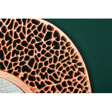 Invicta Lustro ścienne LEAF miedziane 110cm / 40875