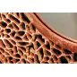 Invicta Lustro ścienne ABSTRACT LEAF miedziane 115cm / 41436