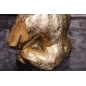 Invicta Stolik kawowy KONG złote szkło 60cm / 43518