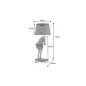 Invicta Lampa stołowa BLACK BEAUTY rzeźba konia 75cm / 45665