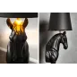 Invicta Lampa stołowa BLACK BEAUTY rzeźba konia 130cm / 6530082