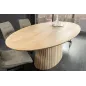 Invicta Stół do jadalni ART DECO owalny z drewna mango 220cm / 44563