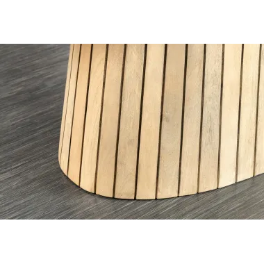 Invicta Stół do jadalni ART DECO owalny z drewna mango 220cm / 44563