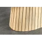 Invicta Stół do jadalni ART DECO owalny z drewna mango 220cm / 44563