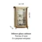 MELODIA Włoska witryna 2 drzwiowa z meandrem Versace 140cm / ArredoClassic MELODIA Włoska witryna 2 drzwiowa z meandrem Versace 140cm / ArredoClassic