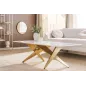 Invicta Stolik kawowy ART LIVING ceramiczny biały blat 130cm / 46204