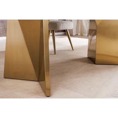 Invicta Stół do jadalni EXTRAVAGANCIA optyka białego marmuru 200cm / 45929