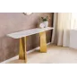 Invicta Konsola EXTRAVAGANCIA optyka białego marmuru 140cm / 45936