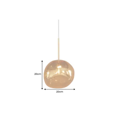 Invicta Lampa wisząca LIQUID DIAMOND 20cm / 46014