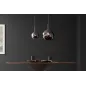 Invicta Lampa wisząca LIQUID DIAMOND 20cm szkło dymione / 46016