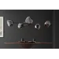 Invicta Lampa wisząca LIQUID DIAMOND 5 szklanych kloszy w kolorze szarym / 46021