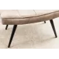 Invicta Stołek aksamitny SCANDINAVIA 40cm / 44027