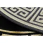 Dywan Grecki wzór Versace czarny / złoty Ø 120cm Dywan Grecki wzór Versace czarny / złoty Ø 120cm