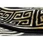 Dywan Grecki wzór Versace czarny / złoty Ø 150cm Dywan Grecki wzór Versace czarny / złoty Ø 150cm