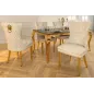 Invicta Krzesło CASTLE z uchwytem w kształcie głowy lwa 54cm / 46148
