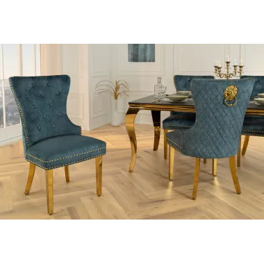Invicta Krzesło CASTLE z uchwytem w kształcie głowy lwa / 46147