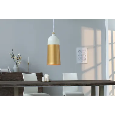 Invicta Lampa wisząca MODERN CHIC białe złoto / 37701
