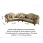 MELODIA Włoska Sofa narożna 285 x 305cm / ArredoClassic