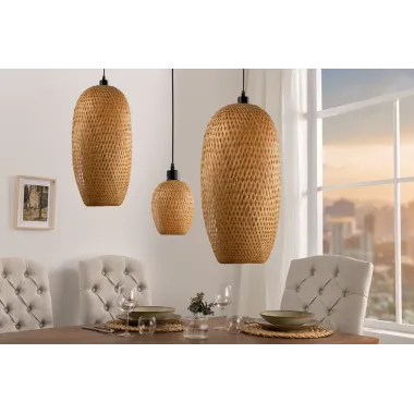 Invicta Lampa wisząca ORGANIC LIVING bambus naturalny 46cm / 40580