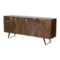 Invicta FLUID Komoda lite drewno akacji brązowa 3D 175cm / 45593 Invicta FLUID Komoda lite drewno akacji brązowa 3D 175cm / 45593