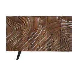 Invicta FLUID Komoda lite drewno akacji brązowa 3D 175cm / 45593