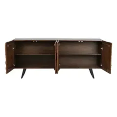Invicta FLUID Komoda lite drewno akacji brązowa 3D 175cm / 45593