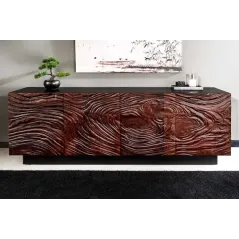 Invicta FLUID Komoda lite drewno akacji orzechowy brąz 3D 175cm / 45599