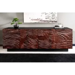 Invicta FLUID Komoda lite drewno akacji orzechowy brąz 3D 175cm / 45599