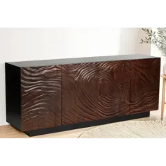 Invicta FLUID Komoda lite drewno akacji orzechowy brąz 3D 175cm / 45599