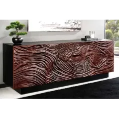 Invicta FLUID Komoda lite drewno akacji orzechowy brąz 3D 175cm / 45599
