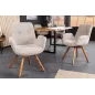 Invicta Krzesło BALTIC obrotowe 360° beżowe Bouclé 61cm / 44199 Invicta Krzesło BALTIC obrotowe 360° beżowe Bouclé 61cm / 44199
