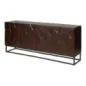 Invicta DUNE Komoda lite drewno akacji orzechowy brąz 3D 175cm / 45596 Invicta DUNE Komoda lite drewno akacji orzechowy brąz 3D 175cm / 45596
