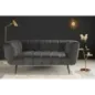 Invicta Sofa NOBLESSE 2 osobowa szary aksamit 165cm / 45050 Invicta Sofa NOBLESSE 2 osobowa szary aksamit 165cm / 45050