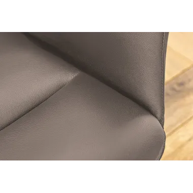 Invicta Krzesło obrotowe PAPILLON 360° szare 62cm / 45183