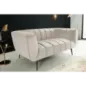 Invicta Sofa NOBLESSE 2 osobowa szampański aksamit 165cm / 44537 Invicta Sofa NOBLESSE 2 osobowa szampański aksamit 165cm / 44537
