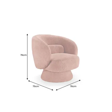 Invicta Fotel BOSSA NOVA obracany o 360° 76cm / 45838