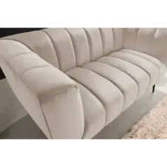 Invicta Sofa Noblesse 2 osobowa szampański aksamit 165cm / 44537